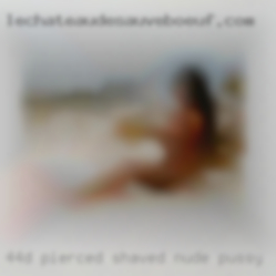 44D pierced shaved nude pussy.